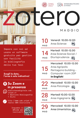 Zotero maggio 2024